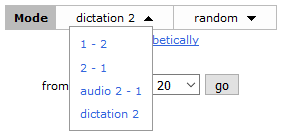 dictation with the Spanish numbers
